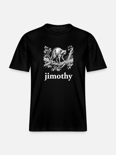Jimothy – Baumporträt - RELAXED FIT Unisex Organic T-Shirt - Schwarz