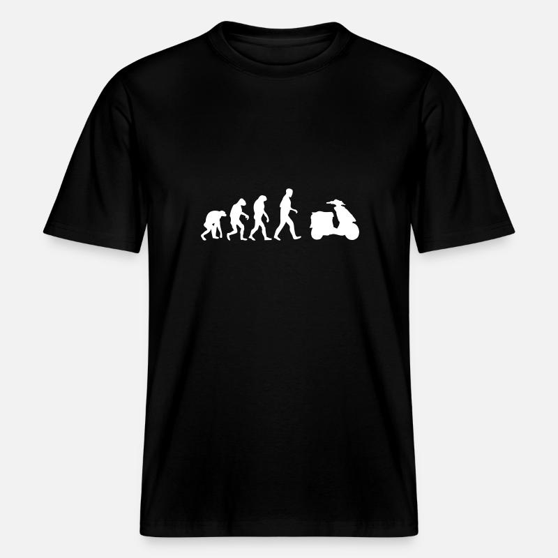 roller evolution -  RELAXED FIT Unisex Organic T-Shirt - Schwarz