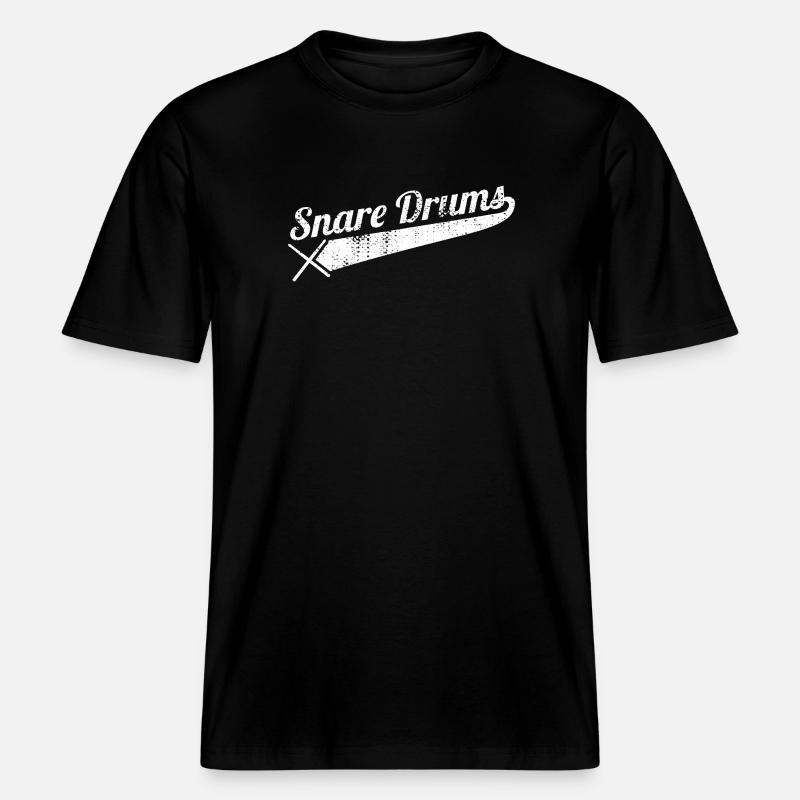 Schnarrtrommel - RELAXED FIT Unisex Organic T-Shirt - Schwarz