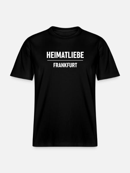 Heimatliebe Framlfurt -  RELAXED FIT Unisex Organic T-Shirt - Schwarz