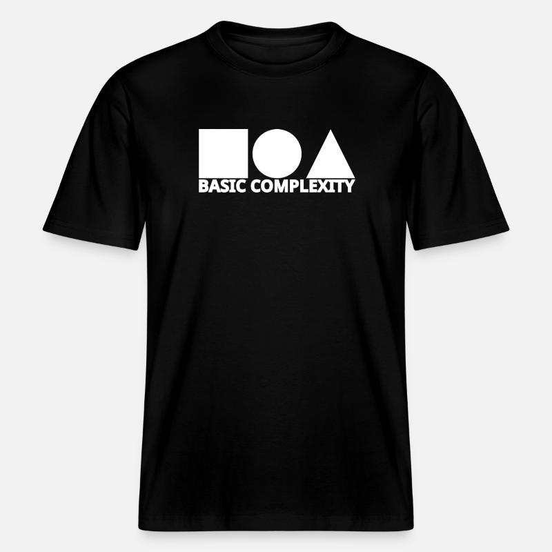 Basic complexity -  RELAXED FIT Unisex Organic T-Shirt - black
