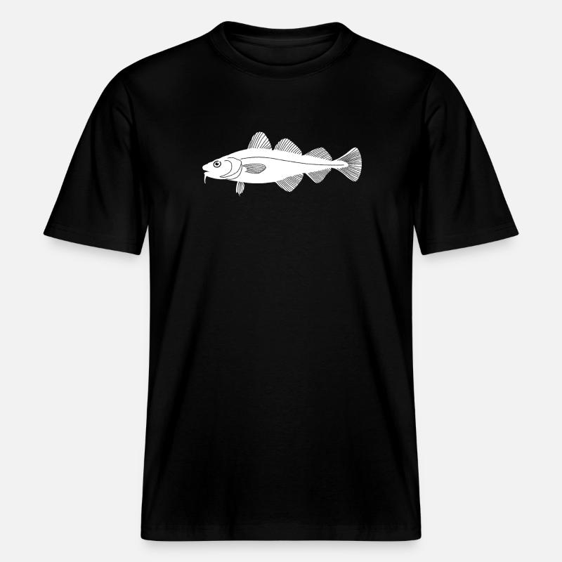 Cod/cod -  RELAXED FIT Unisex Organic T-Shirt - black