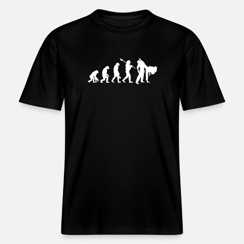 Judo Evolution Kampfkunst-Expertengeschenk -  RELAXED FIT Unisex Organic T-Shirt - Schwarz