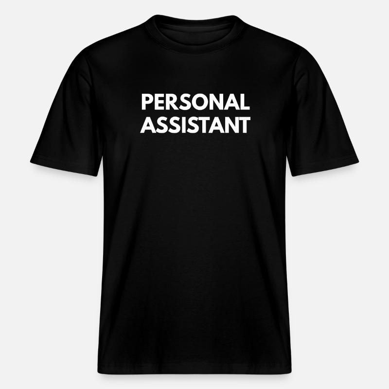 Persönlicher Assistent - RELAXED FIT Unisex Organic T-Shirt - Schwarz