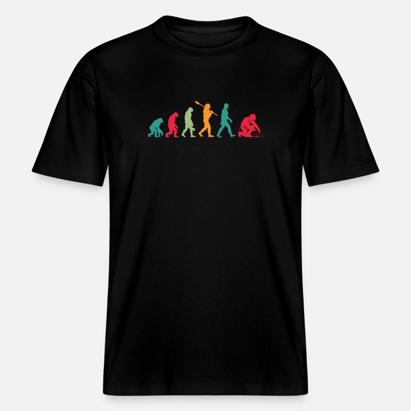 Schweißer Evolution -  RELAXED FIT Unisex Organic T-Shirt - Schwarz