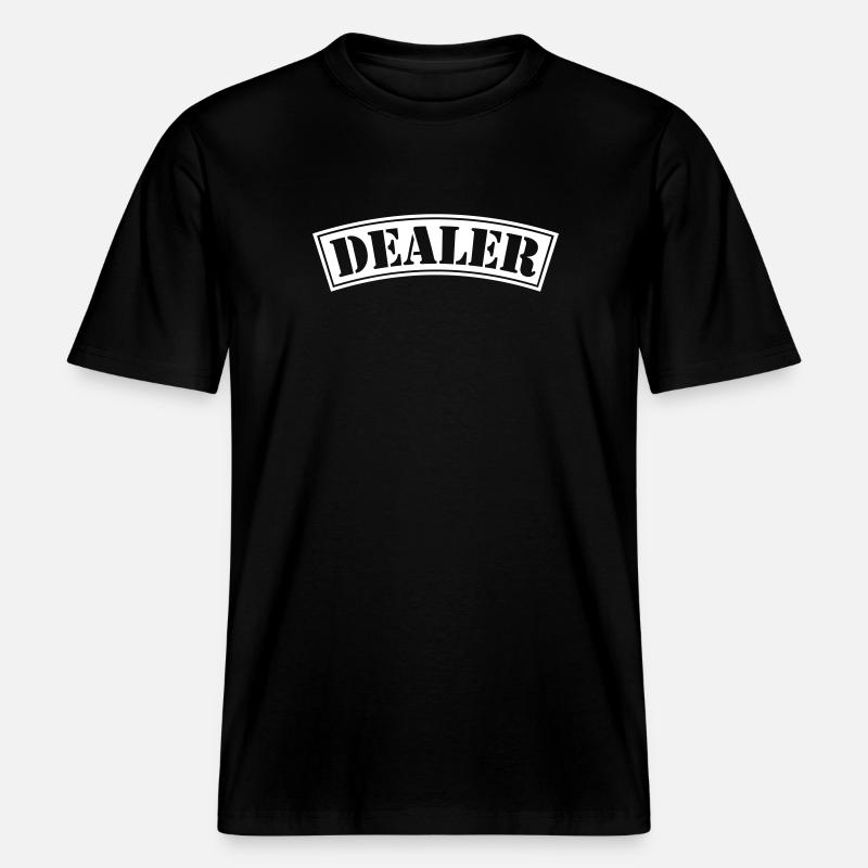 Conception du concessionnaire - T-shirt unisexe RELAXED FIT en coton bio - noir
