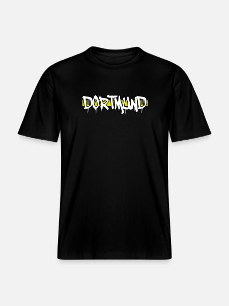 Dortmund -  RELAXED FIT Unisex Organic T-Shirt - Schwarz