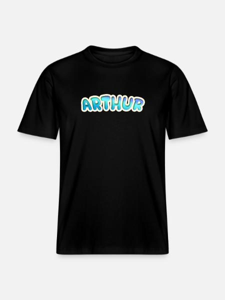 Occupation Arthur - RELAXED FIT Unisex Organic T-Shirt - black