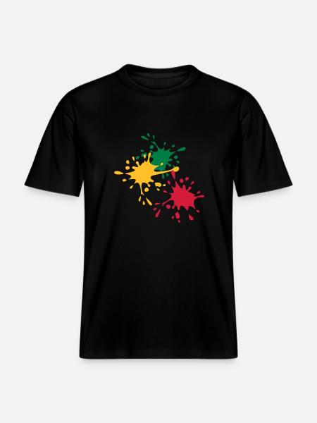 Farbe - RELAXED FIT Unisex Organic T-Shirt - Schwarz