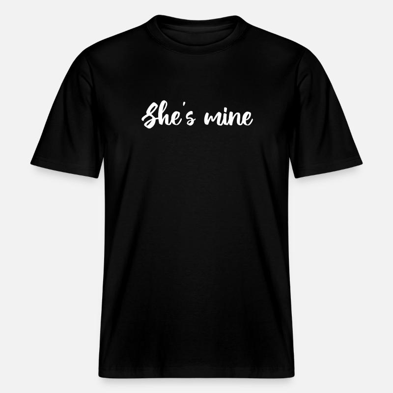 She_s Conception de la mine -  T-shirt unisexe RELAXED FIT en coton bio - noir
