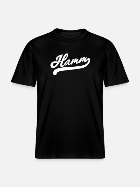 Hamm Retro -  RELAXED FIT Unisex Organic T-Shirt - black