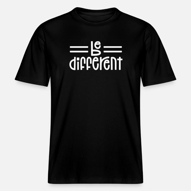 Sei anders -  RELAXED FIT Unisex Organic T-Shirt - Schwarz