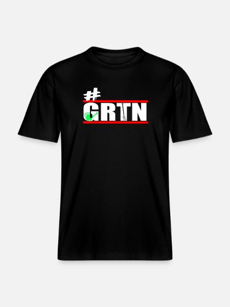 Garten - Gärtner - Gärtnern - GRTN  -  RELAXED FIT Unisex Organic T-Shirt - Schwarz