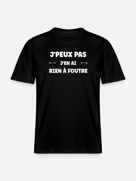 Ist mir scheißegal. -  RELAXED FIT Unisex Organic T-Shirt - Schwarz