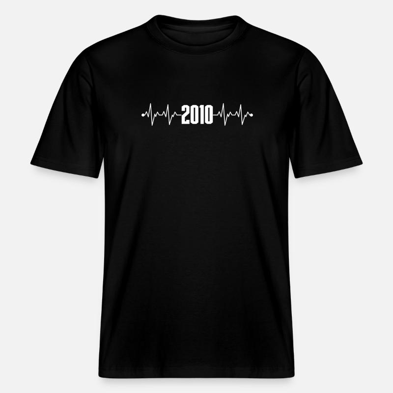 En attente d’image de conception -  T-shirt unisexe RELAXED FIT en coton bio - noir