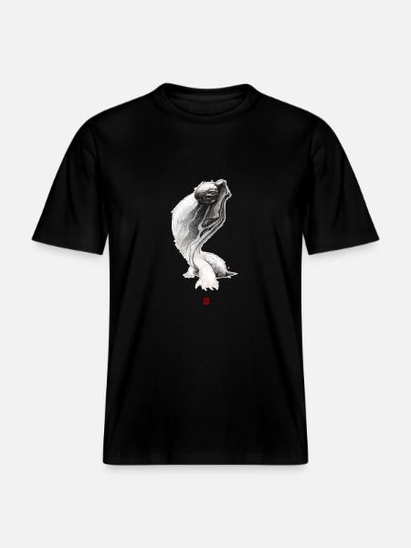 Sketchy Turtle -  RELAXED FIT Unisex Organic T-Shirt - black