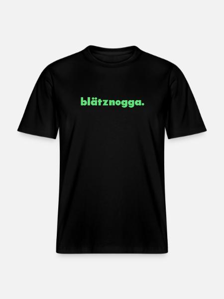 Blätznogga. - T-shirt unisexe RELAXED FIT en coton bio - noir