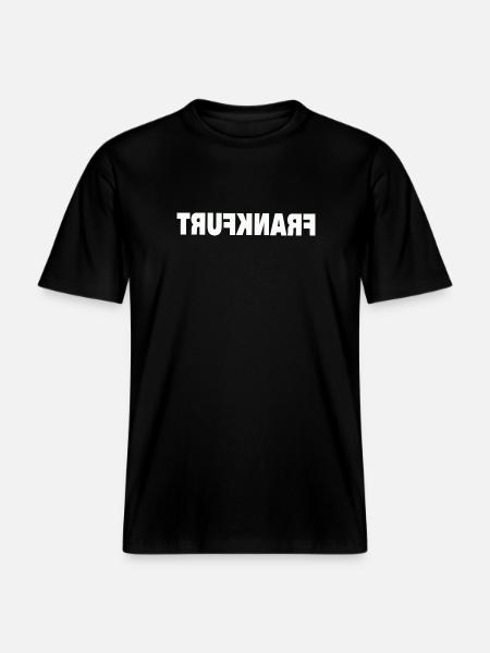 FRANKFURT -  RELAXED FIT Unisex Organic T-Shirt - Schwarz