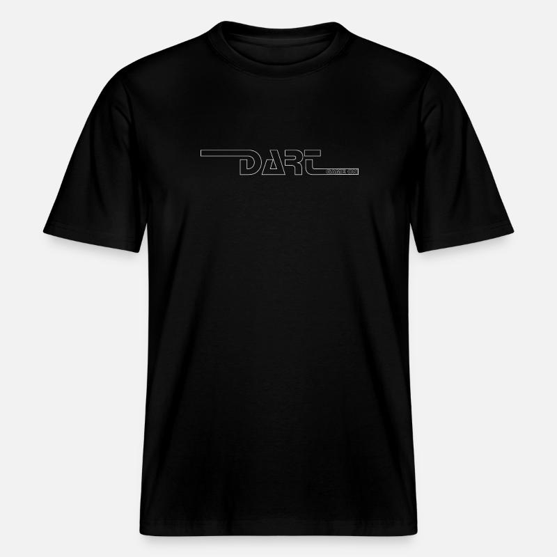 Fléchettes, fléchettes, fléchettes - GAME ON -  T-shirt unisexe RELAXED FIT en coton bio - noir