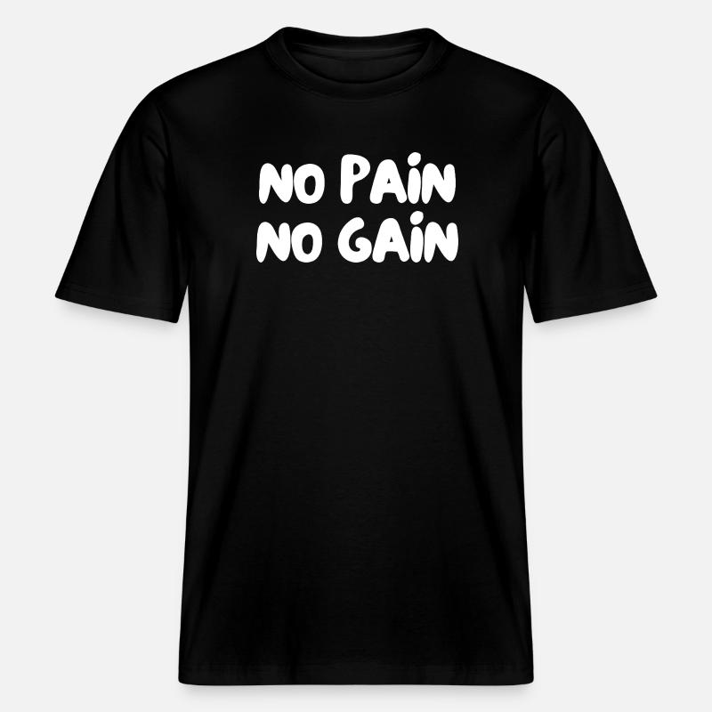 On n’a rien sans rien -  T-shirt unisexe RELAXED FIT en coton bio - noir