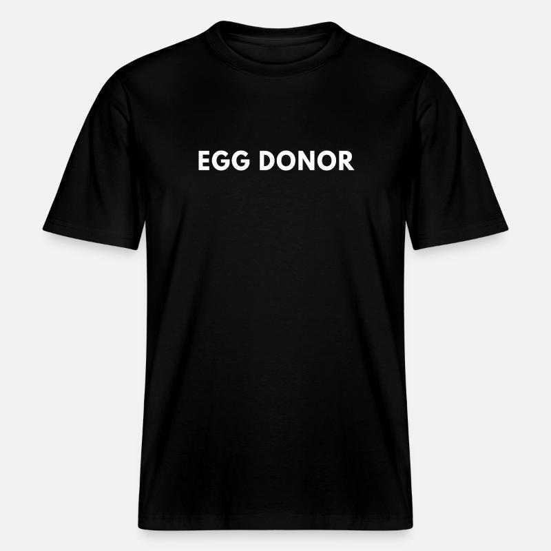 Stolzer Eispender -  RELAXED FIT Unisex Organic T-Shirt - Schwarz