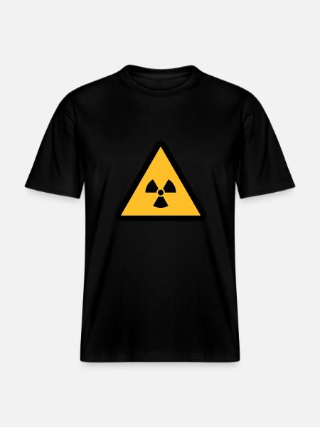 RADIOAKTIV - RELAXED FIT Unisex Organic T-Shirt - Schwarz