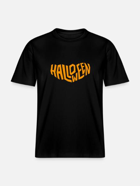 Halloween - RELAXED FIT Unisex Organic T-Shirt - black