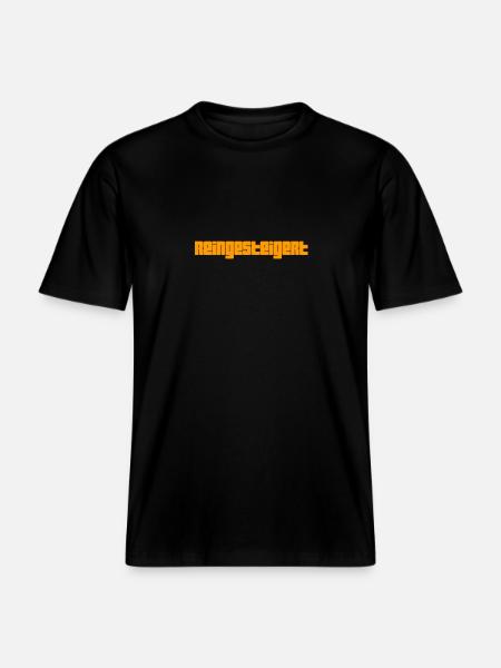 reinsteigern - RELAXED FIT Unisex Organic T-Shirt - Schwarz