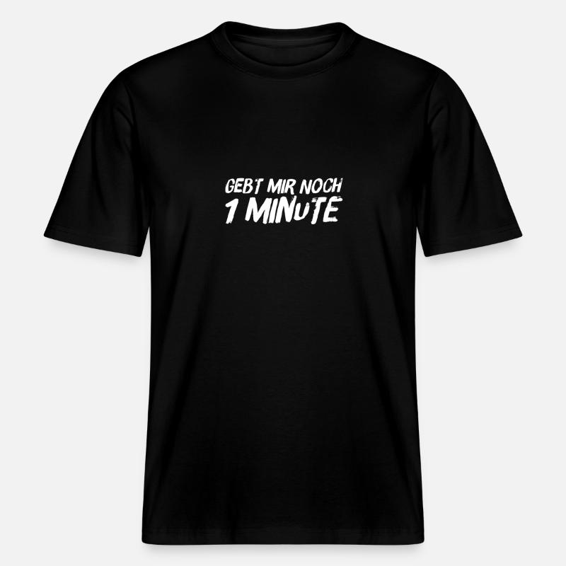 es wird später -  RELAXED FIT Unisex Organic T-Shirt - Schwarz