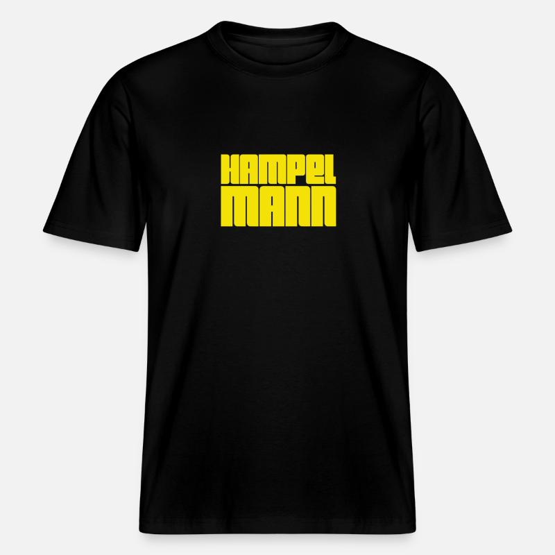 ich bin ein Hampelmann -  RELAXED FIT Unisex Organic T-Shirt - Schwarz