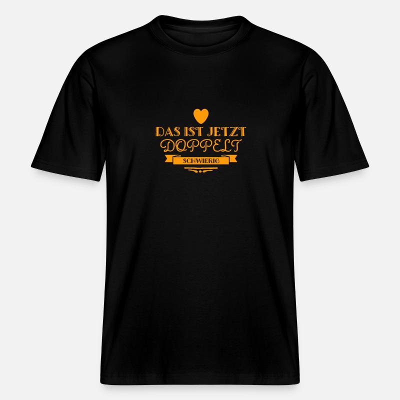 This is doubly difficult now -  RELAXED FIT Unisex Organic T-Shirt - black