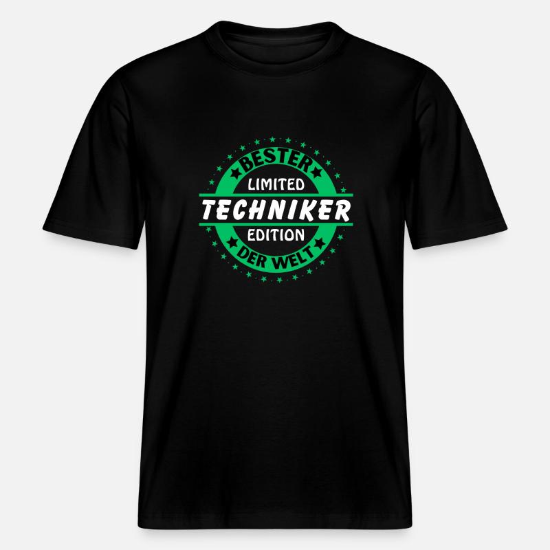 Bester Techniker der Welt -  RELAXED FIT Unisex Organic T-Shirt - Schwarz