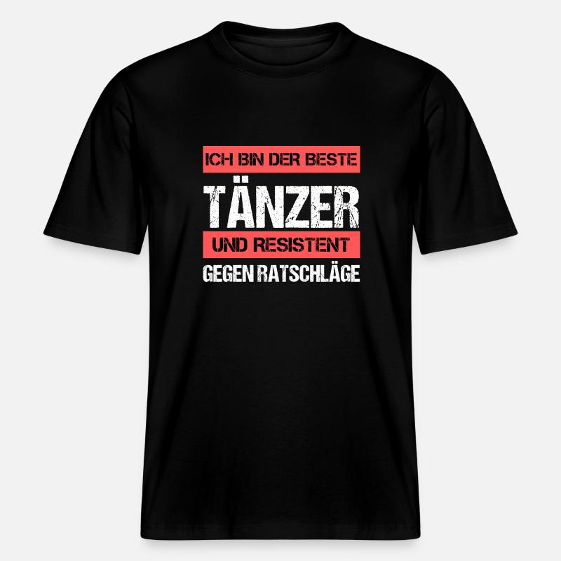 Resistenter Tänzer - RELAXED FIT Unisex Organic T-Shirt - Schwarz