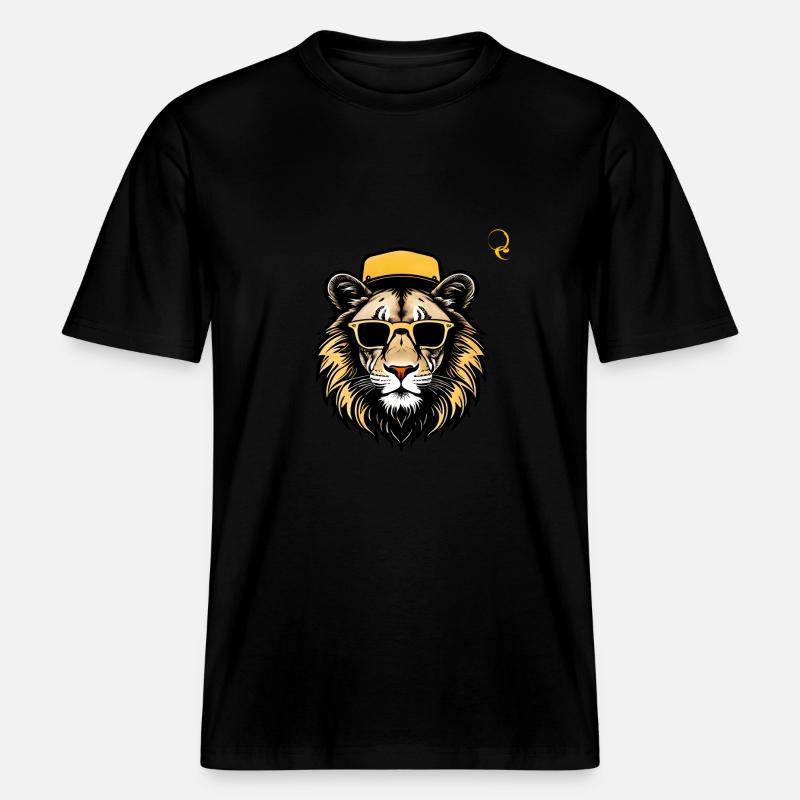 LÖWE! -  RELAXED FIT Unisex Organic T-Shirt - Schwarz