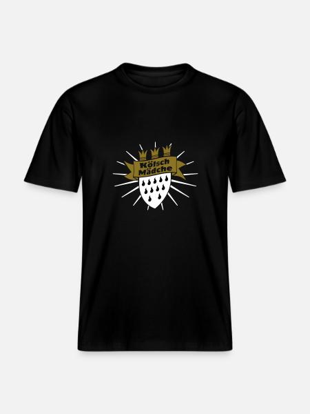Kölsch fille - T-shirt unisexe RELAXED FIT en coton bio - noir