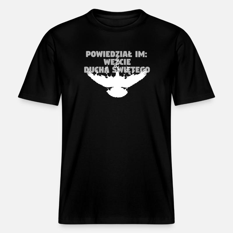 Receive Comforter - Polnisch - RELAXED FIT Unisex Organic T-Shirt - Schwarz