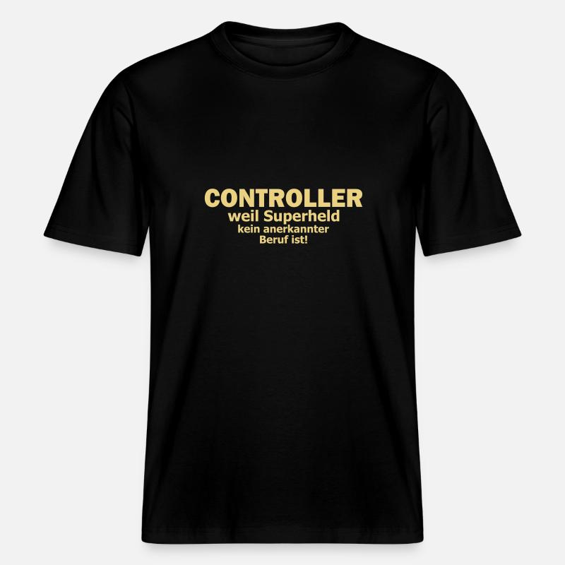 controller -  RELAXED FIT Unisex Organic T-Shirt - Schwarz
