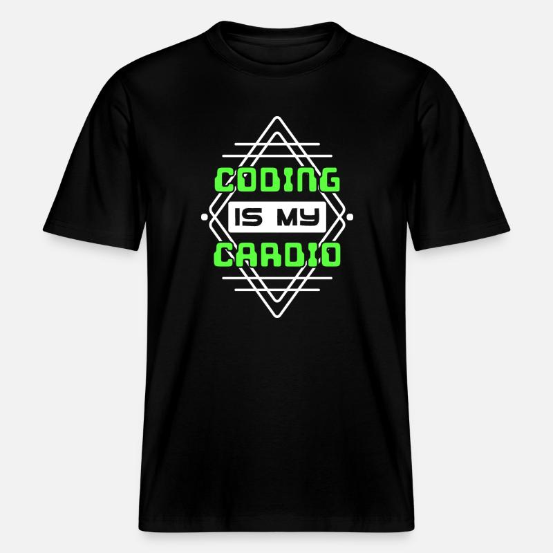 Developer Statement Code Skripting Webentwickler - RELAXED FIT Unisex Organic T-Shirt - Schwarz