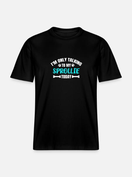 Sprollie - RELAXED FIT Unisex Organic T-Shirt - black