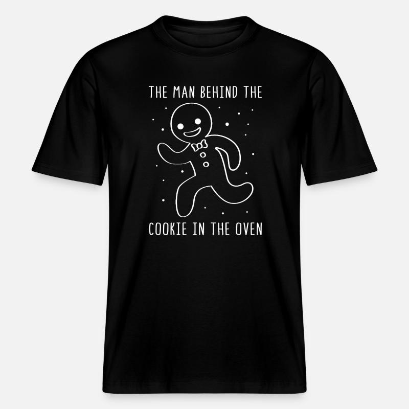 Werdende Väter Werdender Papa -  RELAXED FIT Unisex Organic T-Shirt - Schwarz