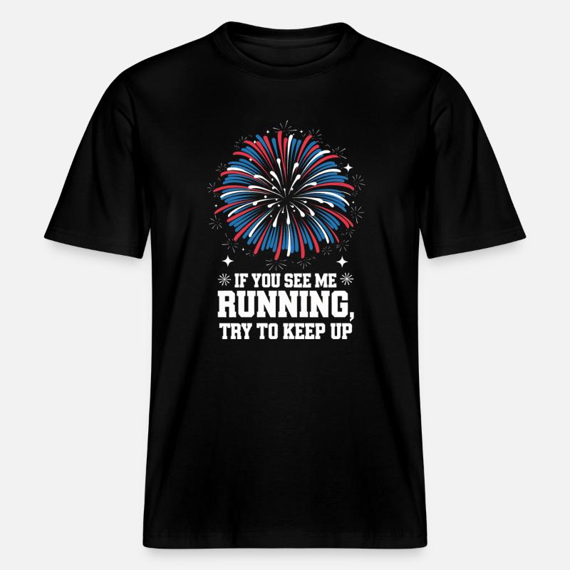 Pyrotechnics Fireworks Pyrotechnics -  RELAXED FIT Unisex Organic T-Shirt - black
