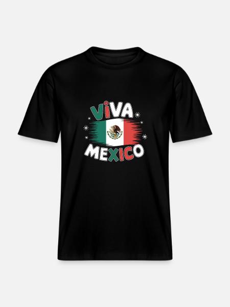 Mexico Mexico Mexican Spanish - RELAXED FIT Unisex Organic T-Shirt - black