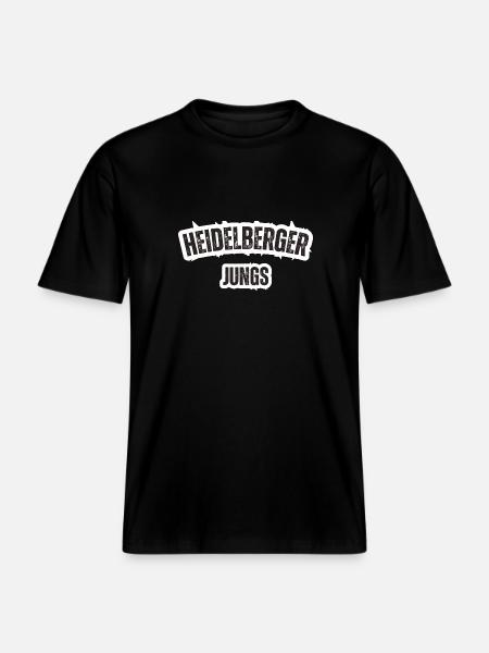Heidelberg Boys -  RELAXED FIT Unisex Organic T-Shirt - black