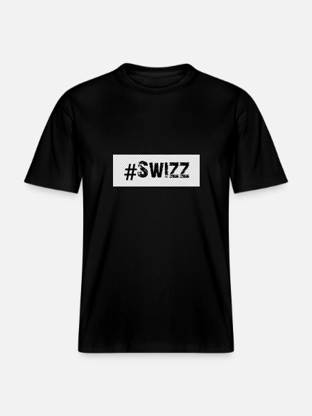 Swizz -  RELAXED FIT Unisex Organic T-Shirt - black