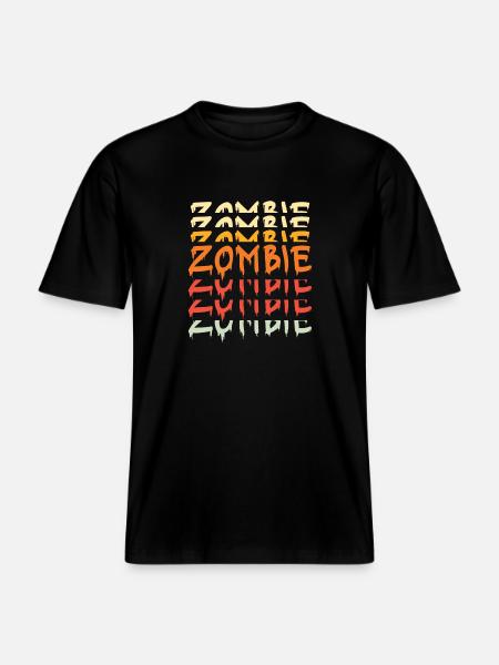 Zombie Costume - Halloween - RELAXED FIT Unisex Organic T-Shirt - black