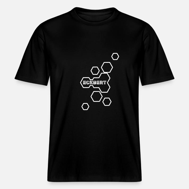 Eckbert as a name -  RELAXED FIT Unisex Organic T-Shirt - black