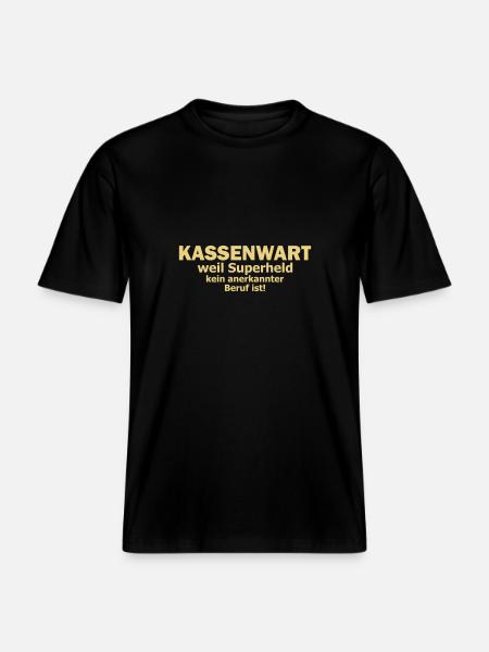 kassenwart -  RELAXED FIT Unisex Organic T-Shirt - Schwarz