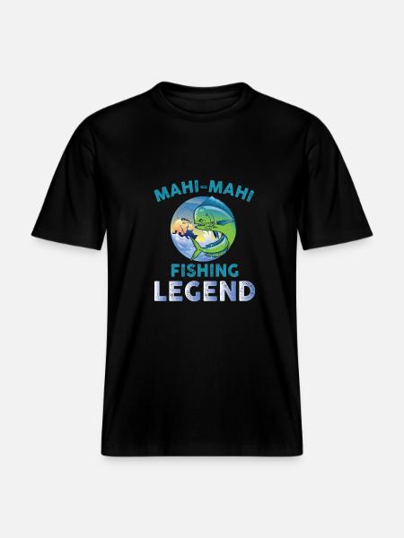 Mahi-Mahi Legend -  RELAXED FIT Unisex Organic T-Shirt - black