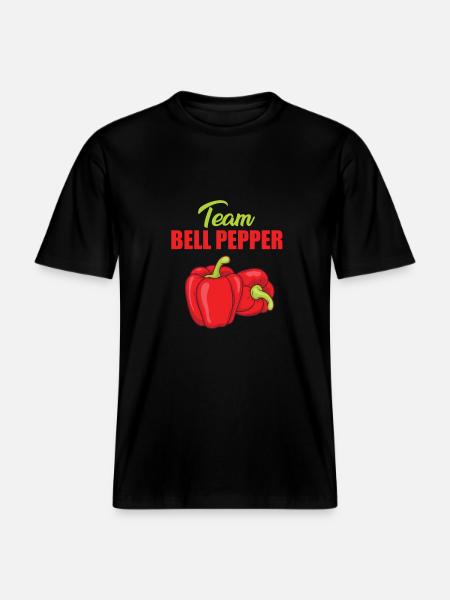Team Paprika - RELAXED FIT Unisex Organic T-Shirt - black