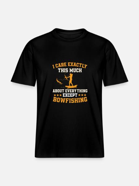 Bowfish saying -  RELAXED FIT Unisex Organic T-Shirt - black